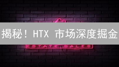 揭秘！HTX 市场深度掘金：抓住最后的机会？